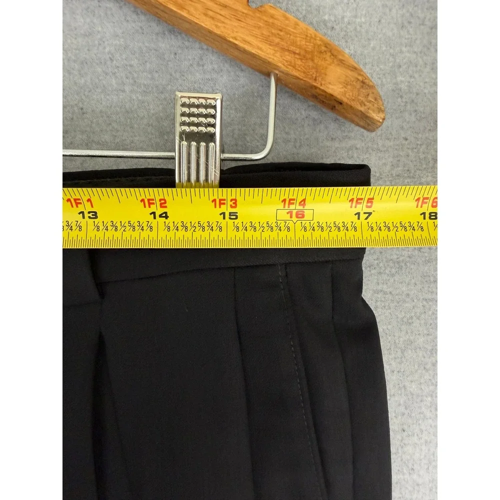 Giorgio Armani Le Collezioni Vintage 2pc Suit Black 42L 34x30 Made in Italy
